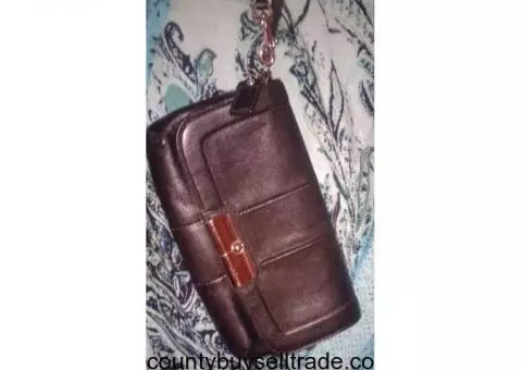 COACH wristlet purse